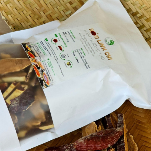 Nấm linh chi thái lát 200gr - Hình ảnh 4