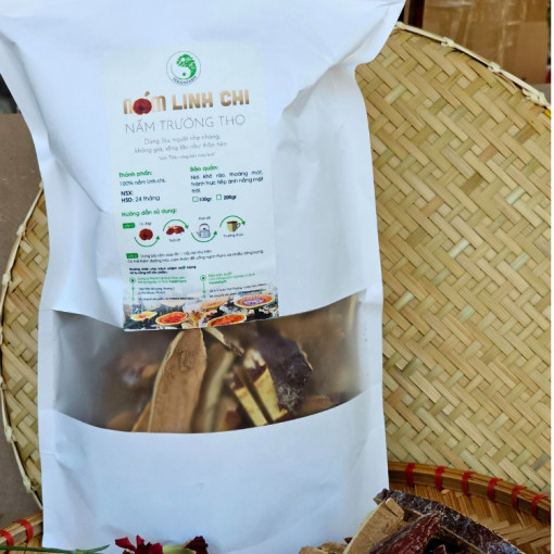 Nấm linh chi thái lát 200gr - Hình ảnh 3
