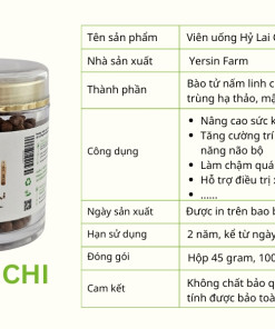 Thông tin sản phẩm viên uống Hỷ Lai Chi - Yersin Farm