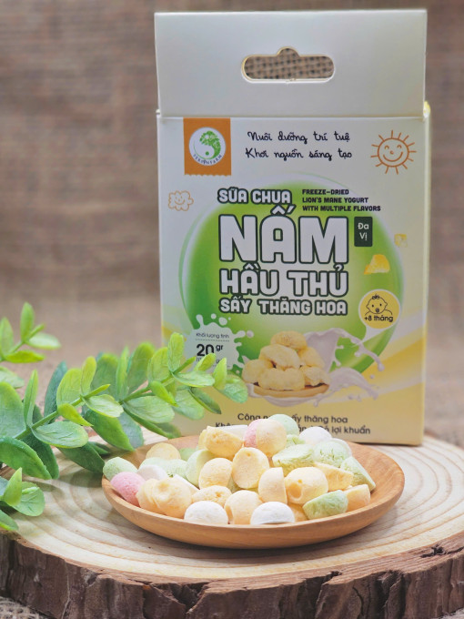Sữa chua Nấm Hầu Thủ sấy thăng hoa - Hình ảnh 3